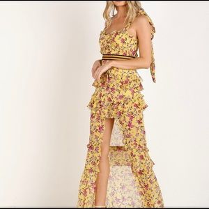For Love & Lemons Maison Maxi Dress XS